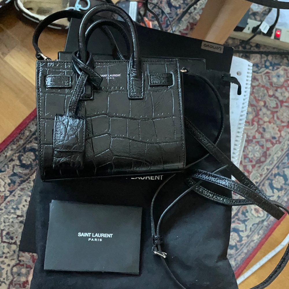 Ysl Saint Laurent Toy Sac de Jour mini crossbody bag